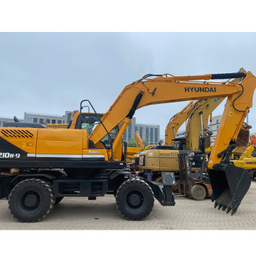 Affordable Used Hyundai 210W-7 Wheel Hydraulic Excavator for Sale in Korea: High-Quality, Fuel-Efficient Option
