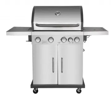 Stainless Steel 4 Burner Gas Grill BBQ