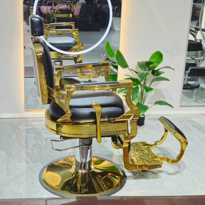 Luxury Retro Vintage Barber Chair for Men - Takara Belmont