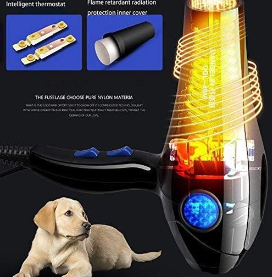 Variable Speed Pet Grooming Hair Dryer