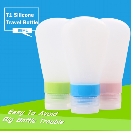 3 oz Leak Proof Silicone Travel Bottles