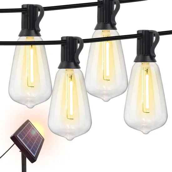 52ft 15m Outdoor Solar Lawn Lights for Garden Decor and Party