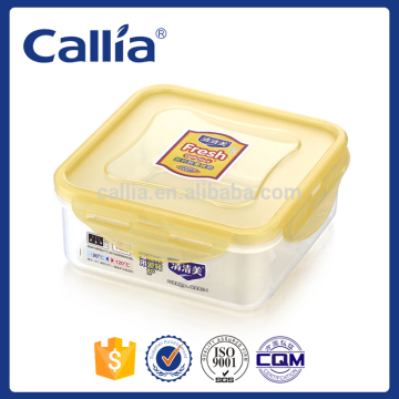 Hot Selling airtight Square Plastic Microwave Lunch container for student