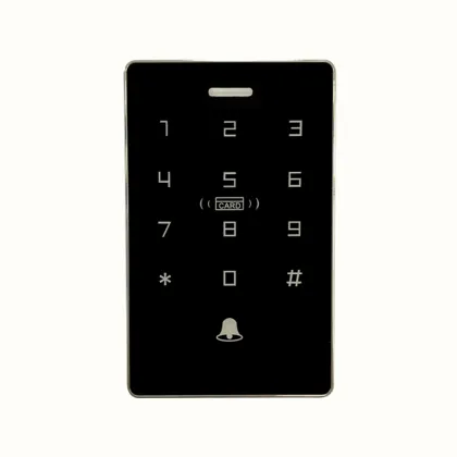Standalone Plastic Touch Keypad Door Lock with RFID Access Control Systems: Password and Access Control Card Reader