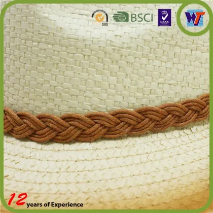 Wholesale Straw hat panama straw hat with wide-brim hats