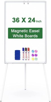 WEYOUNG Tripod Flipchart Easel Board For Kids Classroom