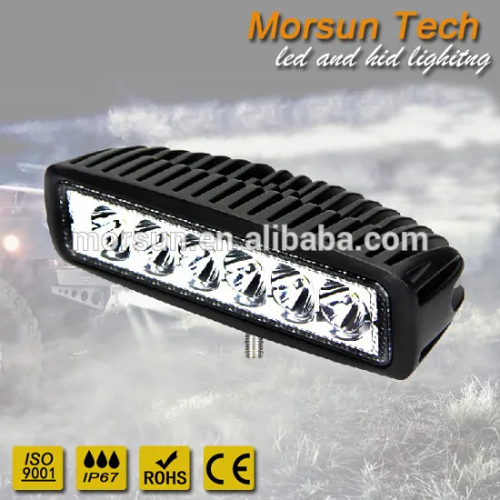 Wholesale high brightness 18w work light, 6led 18w flood, 4inch work light bar