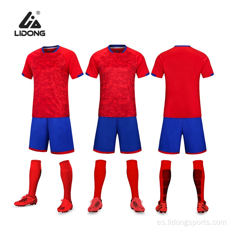 Soccer Soccer Sportswear Corta de manga corta Jersey de fútbol