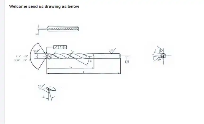 2021 HSS Drill Bits Customized Factory Point Replacement with Countersink for Wood Drill Bit