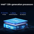 Xcy Intel® Processor N100 DDR4 Komputer Perindustrian