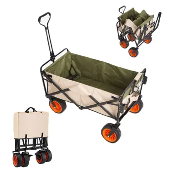 MU Wholesale Camping Accessories: Portable Foldable Wagon for Outdoor Garden and Beach