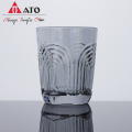 ATOストライプU字型グラスアイスアメリカンラテカップ
