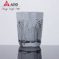 ATO Striped U-shaped Glass Iced American Latte Cup