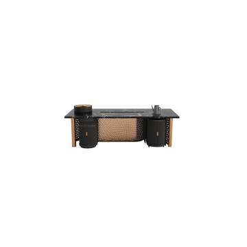 Luxurious 2.4m consola de recepción con silla a juego