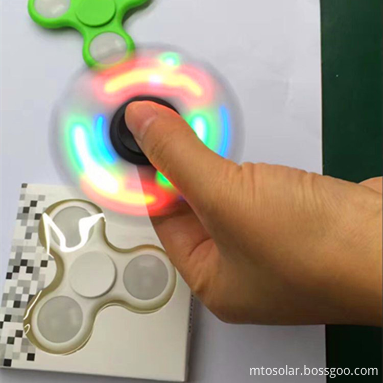 led light hand spinner fidget