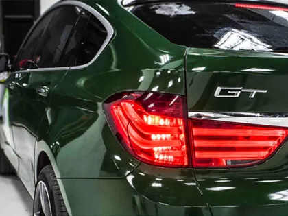gloss forest green car wrap vinyl