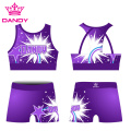 Dye Sublimation College Cheer Uniforms For Training