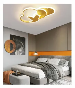 Modern Style Kids Room LED Light Ceiling - Intelligent Bird Bedroom Lighting