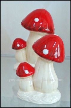 ceramic mushroom stake