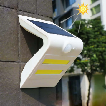 Nordic Modern IP65 Waterproof Solar LED Wall Outdoor Wall Sconce
