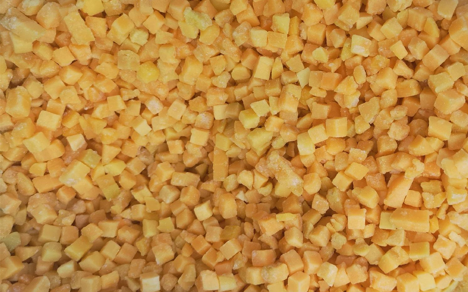 Frozen Peach Dices