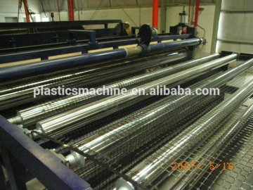 PP geogrid extrusion line, biaxial geogrid making machine