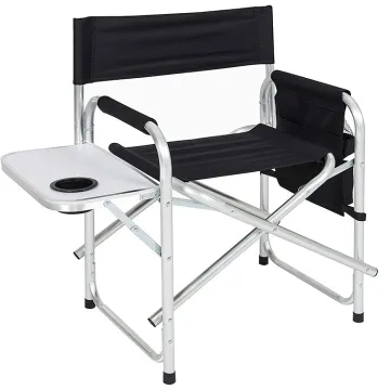 Tall Makeup Aluminium Folding Director Chair