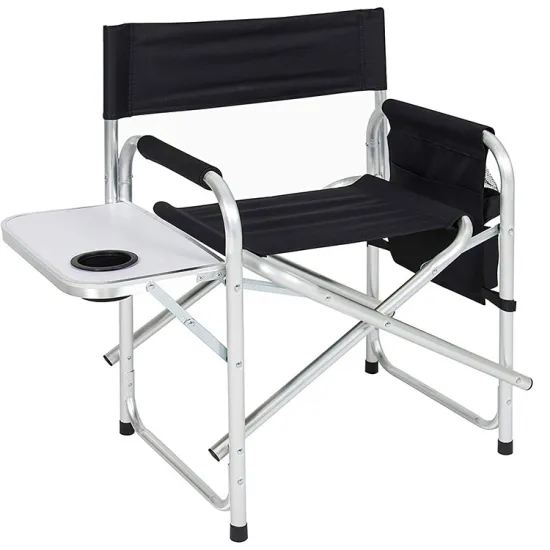 Tall Makeup Aluminium Folding Director Chair