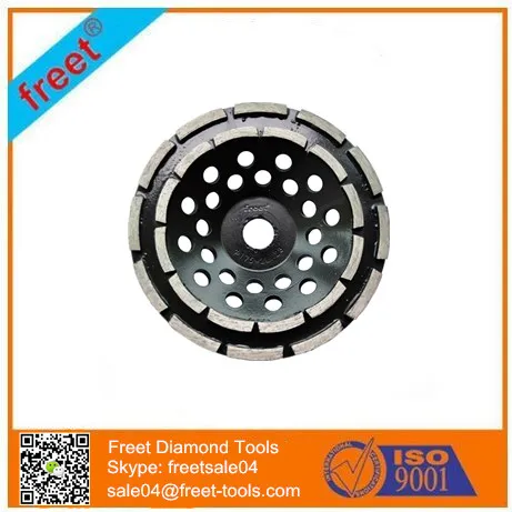 Diamond Made Grinding Concrete Used Double Row Cup Wheels
