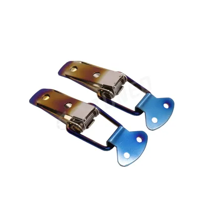 JDM Titanium Blue Bonnet Clip Burnt Blue Lock Clip Kits