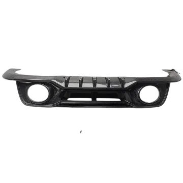 2019-2022 Porsche 992 Turbo S Dry Carbon Fiber Rear Lip and Chin Kit