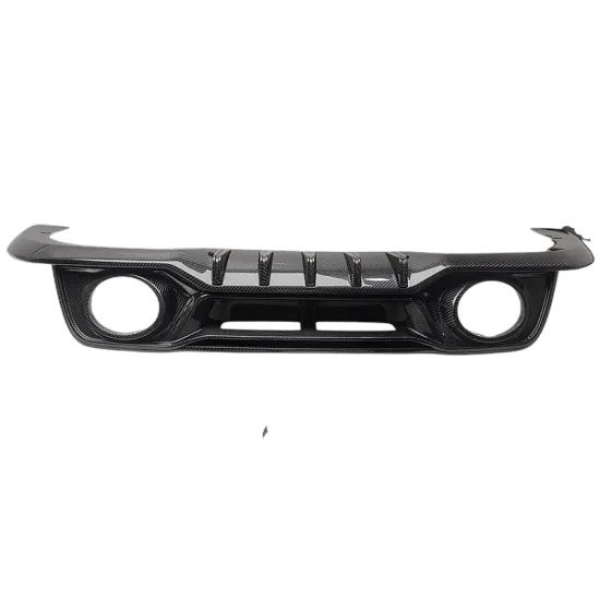 2019-2022 Porsche 992 Turbo S Dry Carbon Fiber Rear Lip and Chin Kit