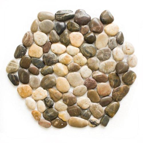 Mesh river rocks mat