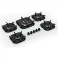 Mueller 5 Burner Stove White Top