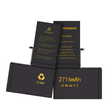 high quality 2716mAh mobile phone battery original battery for iphone x