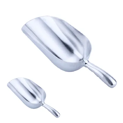 24Ounce Aluminum Ice Scoop Ice Cube Holder