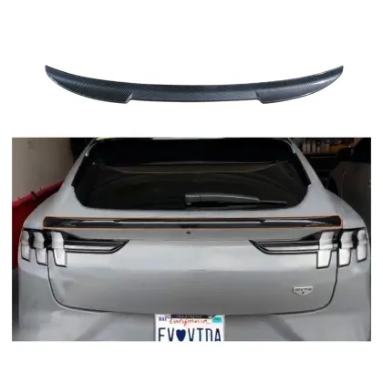 Glossy Black Rear Spoiler for Mustang Mach E
