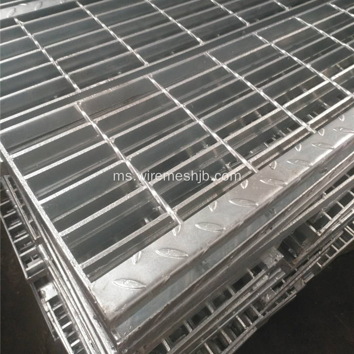 Tangkai tangga Hot Dipped Galvanized Steel Grid Plate