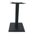 ブラックカラー良質テーブルベースL440xw430xh720mm鋳鉄枕エッジテーブルベース
