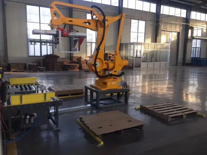 Low Cost Robot Palletizer System: China Robot Carton Palletizer Machine & ABB Robot Arm Carton Case Palletizer