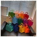 Bolsa de tota de fieltro de las mujeres con logotipo impreso