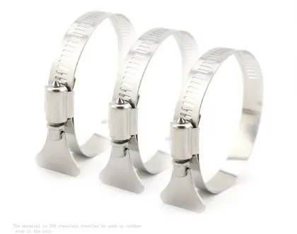 Stainless Steel American Hose Clamp with Handle