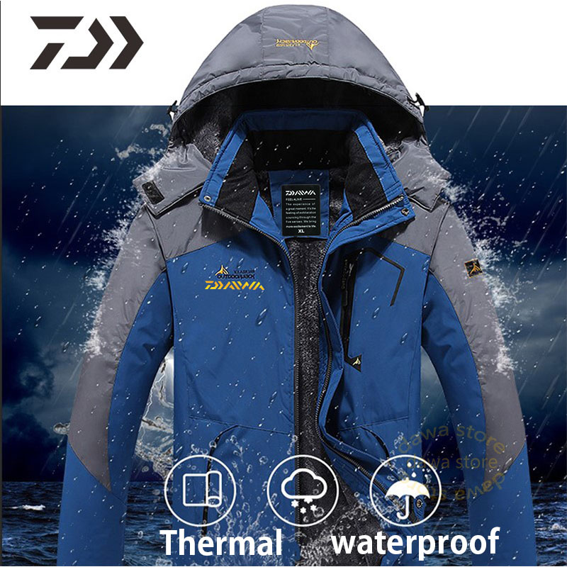 2020 Suit for Fishing Clothing Men Clothes for Winter Jacket Waterproof Hooded Thermal Fishing Wear Windproof Fishing Shirt