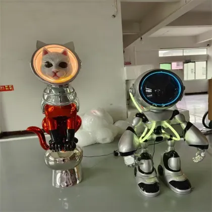 Modern Abstract Animal Universe Space Art LED Floor Lamp