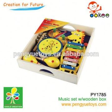 Wholesale Wooden Box Kids Musical Instruments Toy