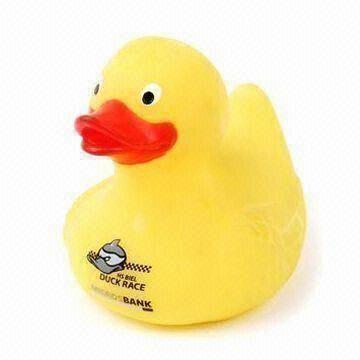 Beautiful Promotional Rubber Bath Duck Toy, Ideal for Gifts