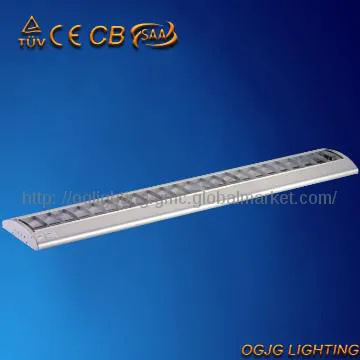 T5 Fluorescent Lighting Fixture with Louvre Diffuser