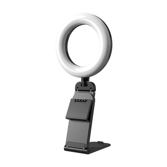 Mini 5 Inch LED Ring Light for Conference and Selfie with Adjustable Stand