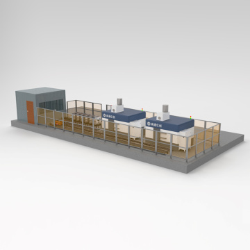 Automated CNC tension reducing machine tool