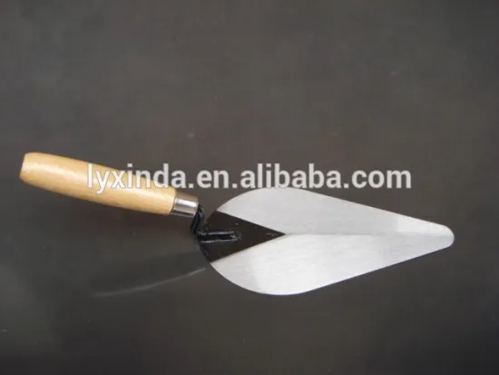 factory wooden handle bricklaying trowel / cement trowel